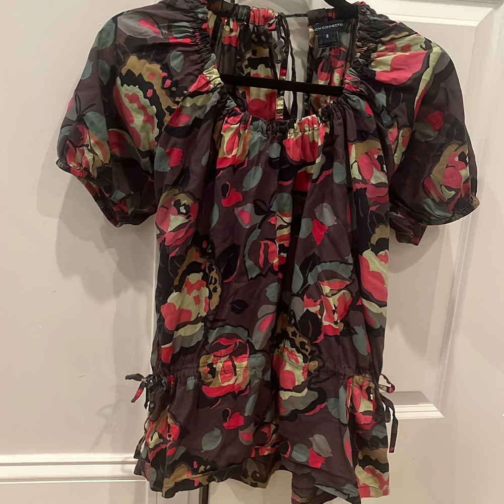 French Connection Floral Top size 0
